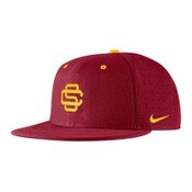 USC Trojans Nike Cardinal SC Interlock Baseball Aerobill Hat